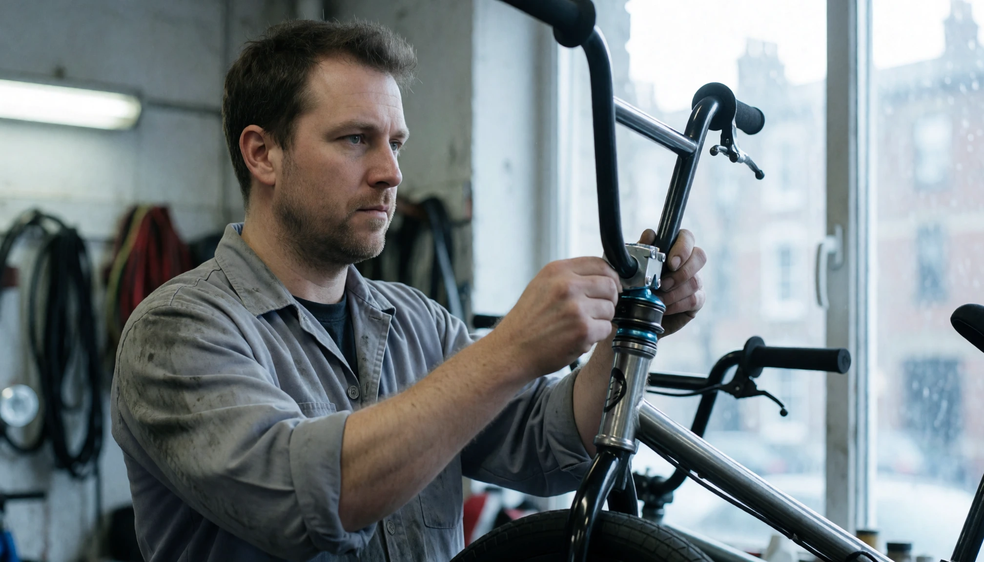 Illustration contextuelle de Exposer les étapes pour l’entretien régulier des roulements de direction d’un BMX afin d’optimiser sa durabilité