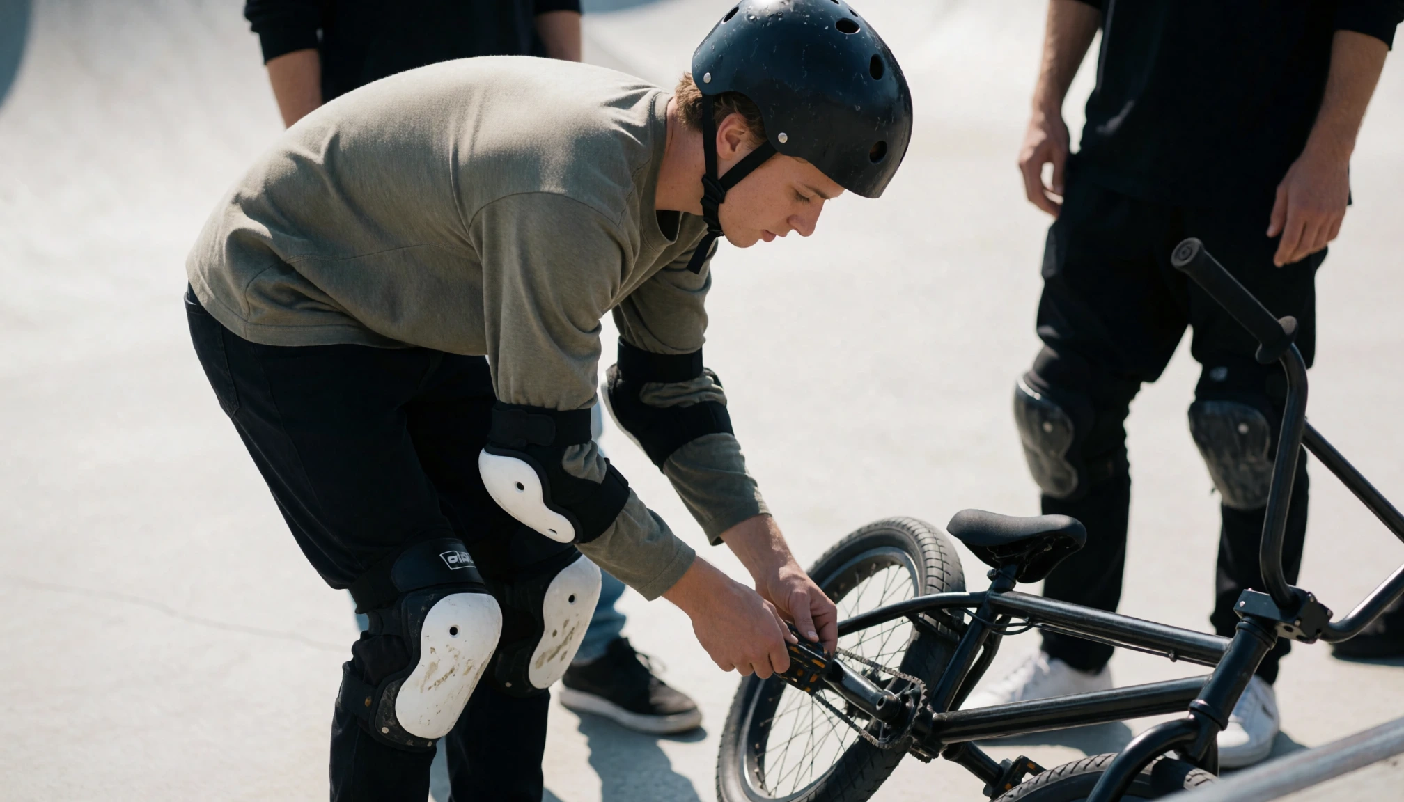 Illustration contextuelle de Identifier les gestes essentiels pour prévenir les blessures courantes en BMX lors des entraînements et compétitions