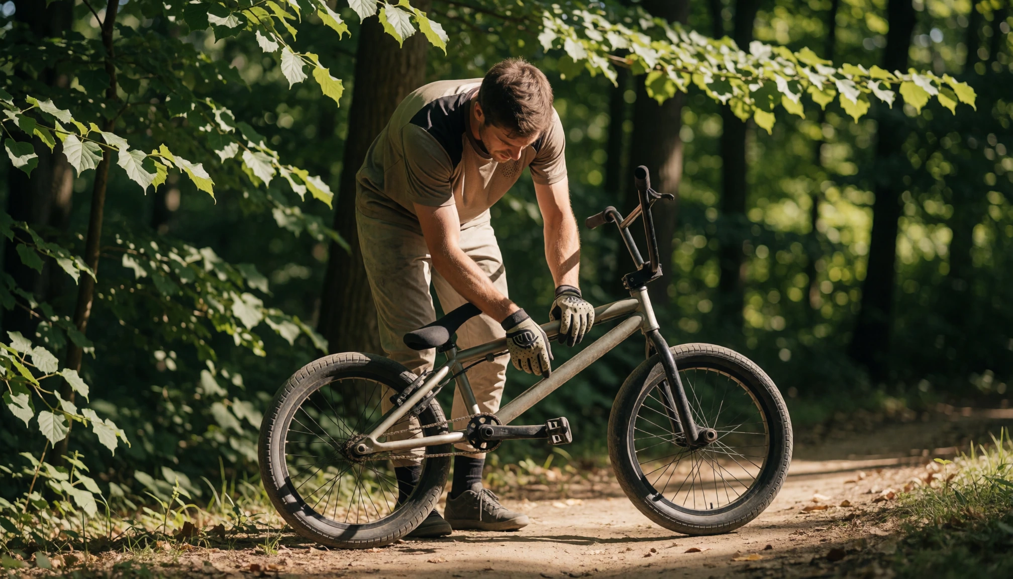 Illustration contextuelle de Savoir organiser une sortie BMX en milieu naturel en respectant l’environnement